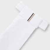 Stock Tie Signature White Stock Tie Signature White