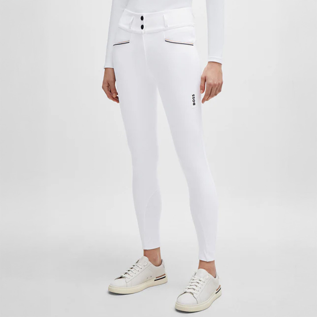 Riding Breeches Hannah Knee Grip White