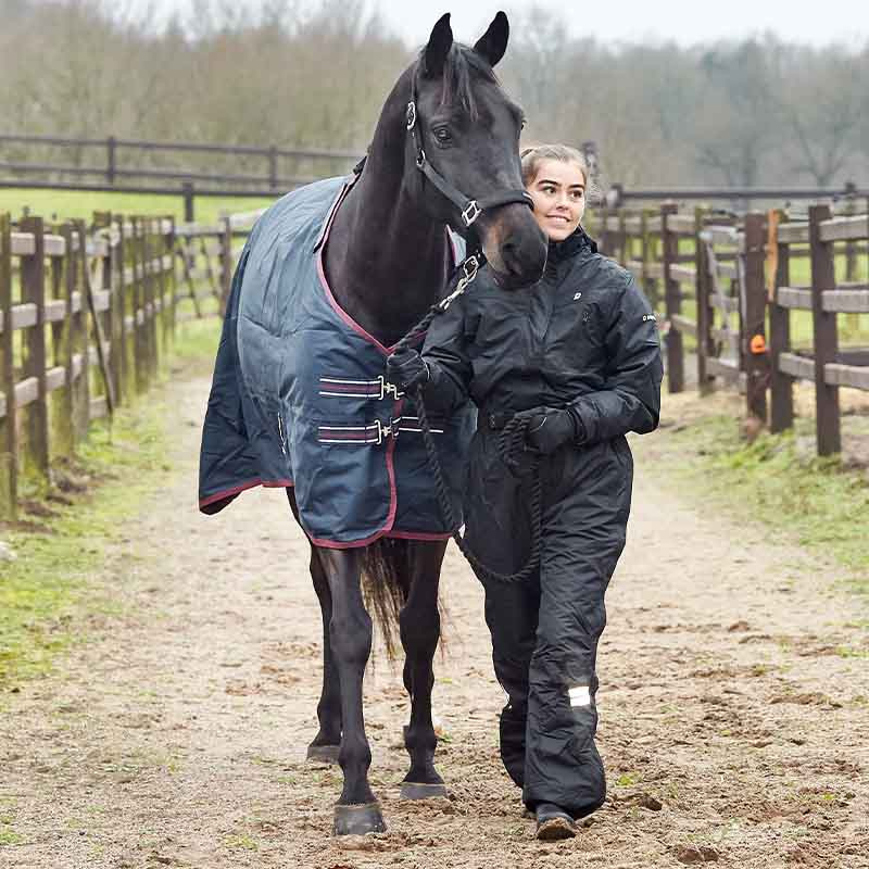 Riding Overall Quebec Black