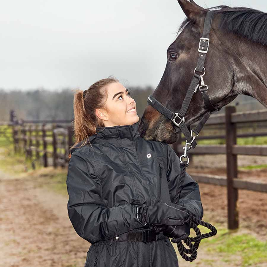 Riding Overall Quebec Black
