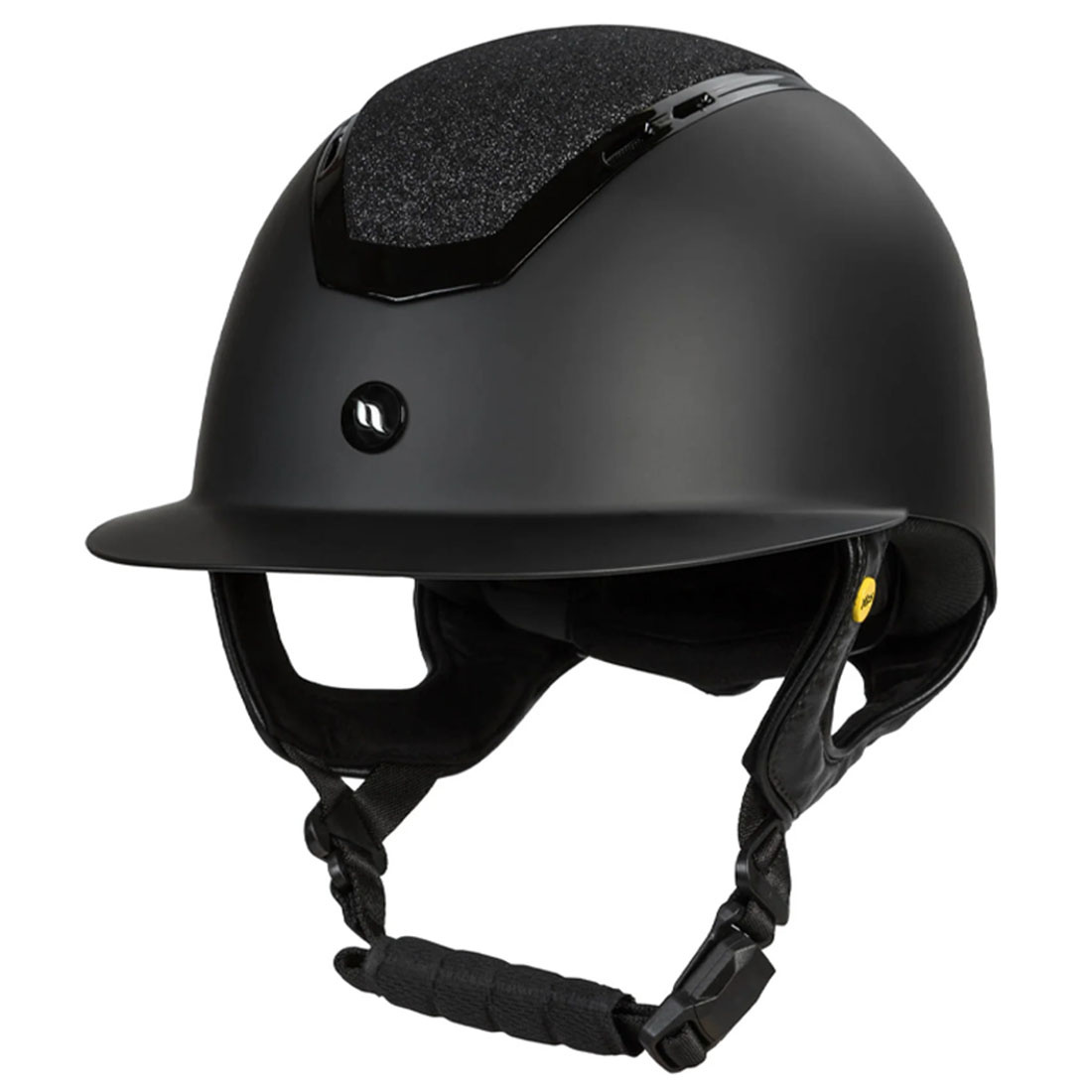 Riding Helmet MIPS Caracas Smooth Top Black