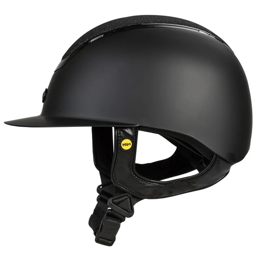 Riding Helmet MIPS Caracas Smooth Top Black