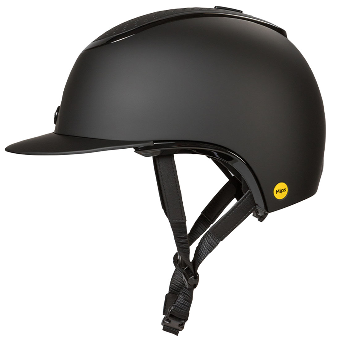 Riding Helmet MIPS Strixx Wide Peak Matte/Glossy Black