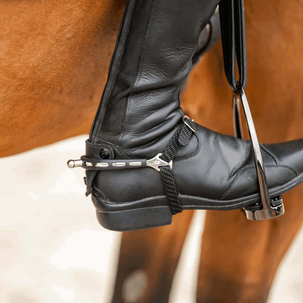 Spurs Ultra Fit Extra Grip 20mm Ball-Shaped Black/Silver 