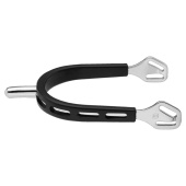 Spurs Ultra Fit Extra Grip 25mm Rounded Black/Silver Spurs Ultra Fit Extra Grip 25mm Rounded Black/Silver