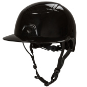 Riding Helmet MIPS Strixx Competition Wide Peak Glossy Black Riding Helmet MIPS Strixx Competition Wide Peak Glossy Black