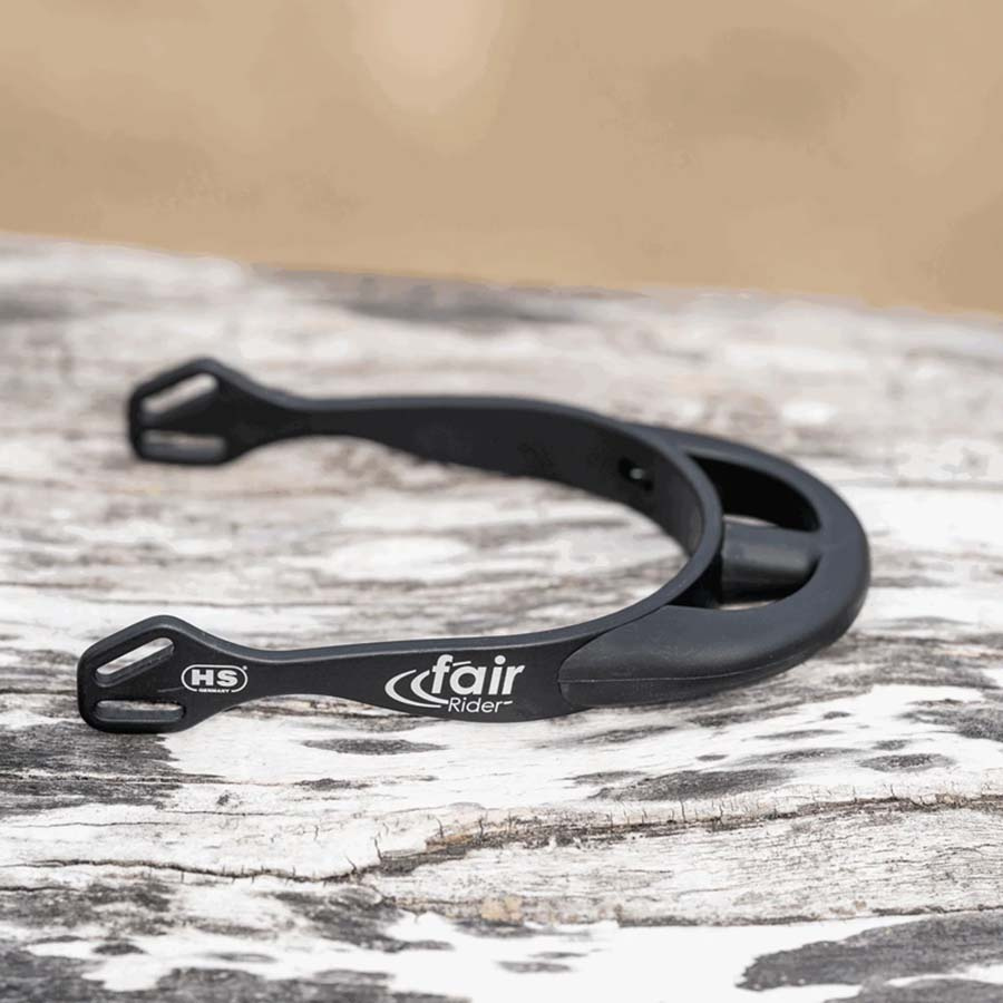 Spurs fairRider 25mm Thin Rounded Black