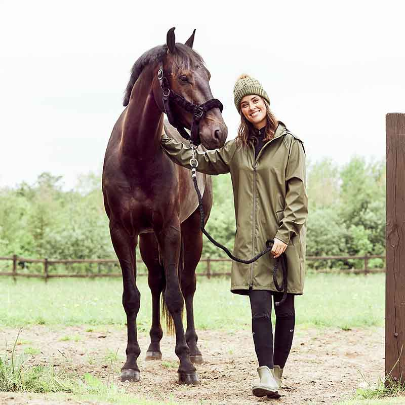 Halter Clint Fauxfur HG Black