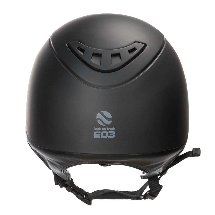 EQ3 Lynx Smooth Top Riding Helmet Black