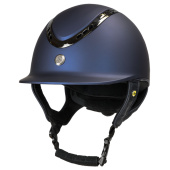 Riding Helmet EQ3 Pardus with Screw Smooth Top Navy Blue Riding Helmet EQ3 Pardus with Screw Smooth Top Navy Blue
