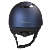 Riding Helmet EQ3 Pardus with Screw Smooth Top Navy Blue