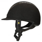 Riding Helmet EQ3 Pardus with Screw Microfiber Glitter Black Sand