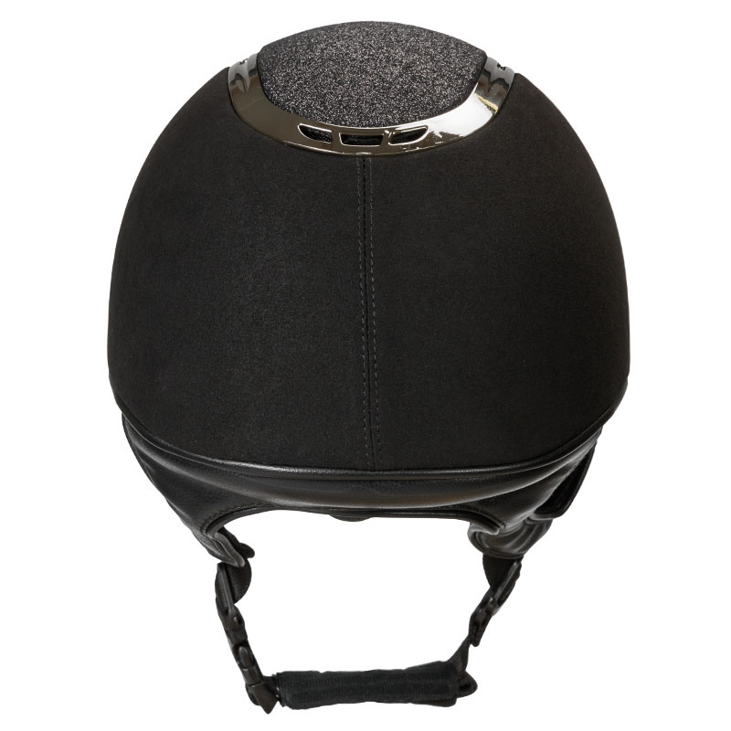 Riding Helmet EQ3 Pardus with Screw Microfiber Glitter Black Sand