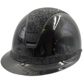 Riding Helmet Miss Shield 2.0 Glossy Ultra Fine Rocks Matt Trim Black Riding Helmet Miss Shield 2.0 Glossy Ultra Fine Rocks Matt Trim Black