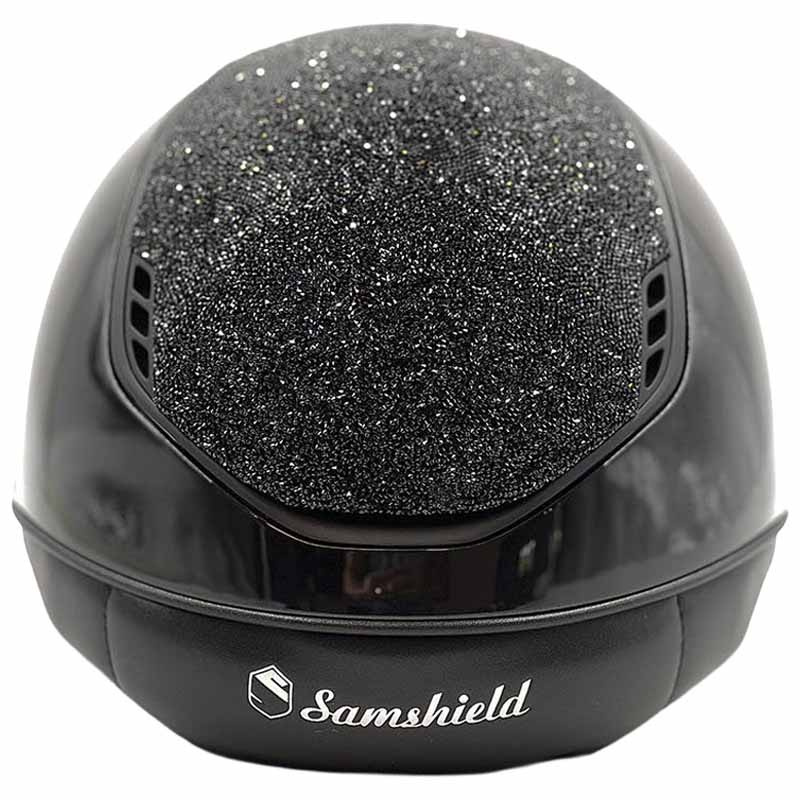 Riding Helmet Miss Shield 2.0 Glossy Ultra Fine Rocks Matt Trim Black