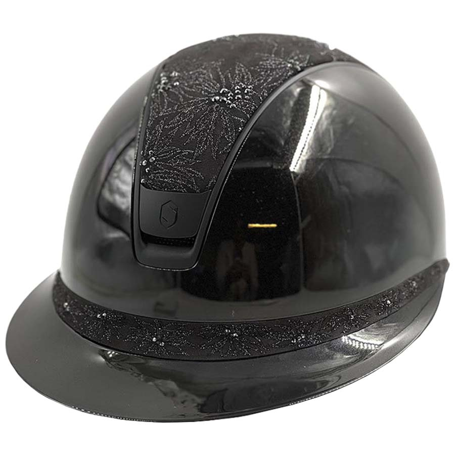Riding Helmet Miss Shield 2.0 Glossy Spring Flower Matt Trim Black