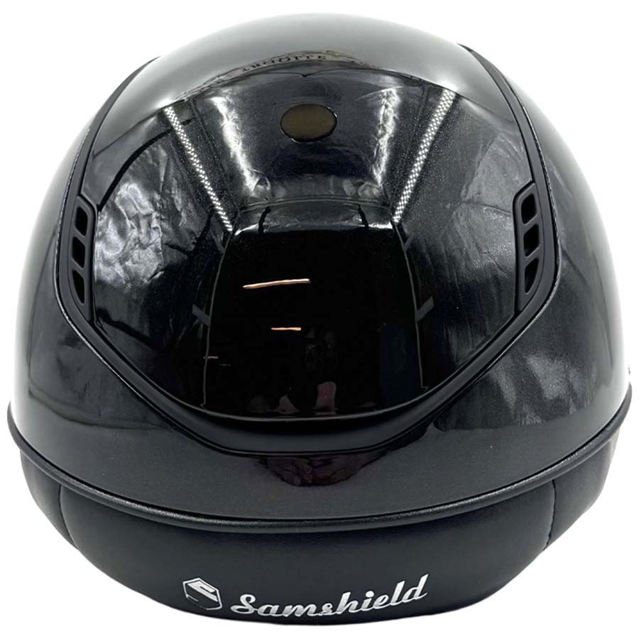 Riding Helmet Miss Shield 2.0 Glossy Glacier Matt Trim Black