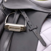 Stirrup Leathers Silverstar Black/Silver Stirrup Leathers Silverstar Black/Silver