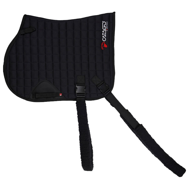 Saddle Pad Fir-Tech with Elastic Bands Black