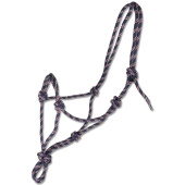 Rope Halter Knotted Navy/White/Red Rope Halter Knotted Navy/White/Red