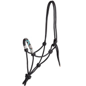 Rope Halter Pearls Black Rope Halter Pearls Black