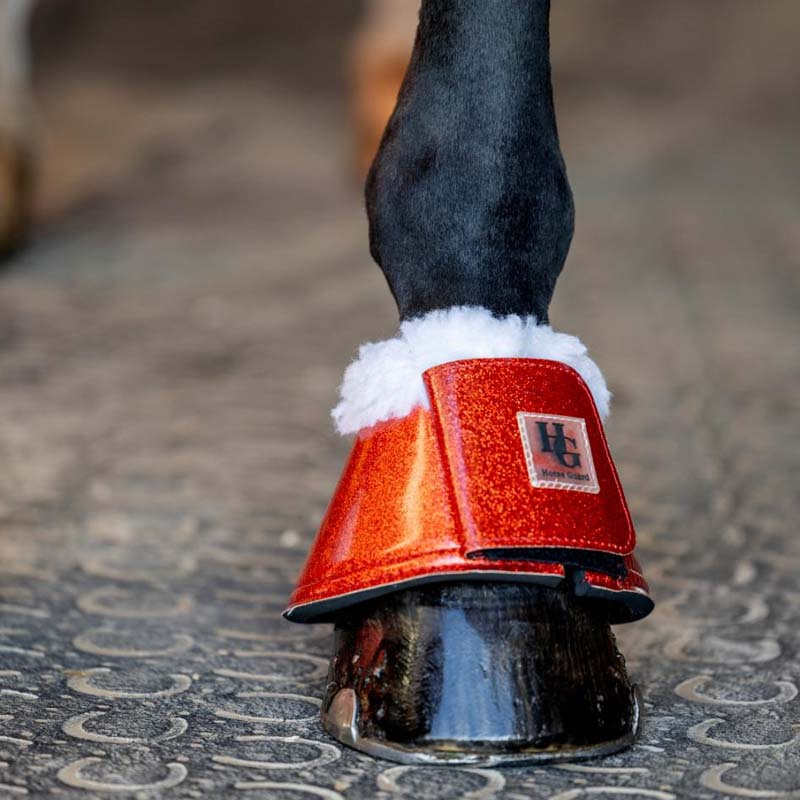 Boots with Fur Lulu Christmas Glitter HG Red/White