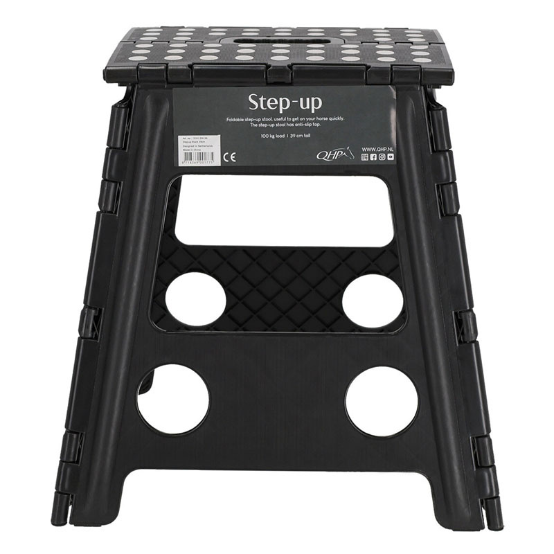 Folding Stool Step-Up Black