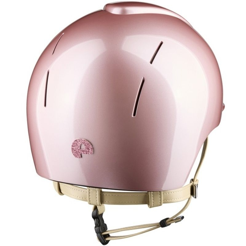 Riding Helmet Smart Nova Metal Polish Star Cream Strap Pink/Pink