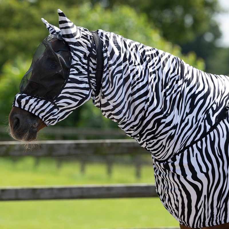 Eczema Hood UV-Resistant Zebra Black/White