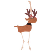 Horse Toy Christmas Rudolph in Suede ECO Brown Horse Toy Christmas Rudolph in Suede ECO Brown