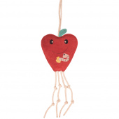 Horse Toy Apple in Suede ECO Red