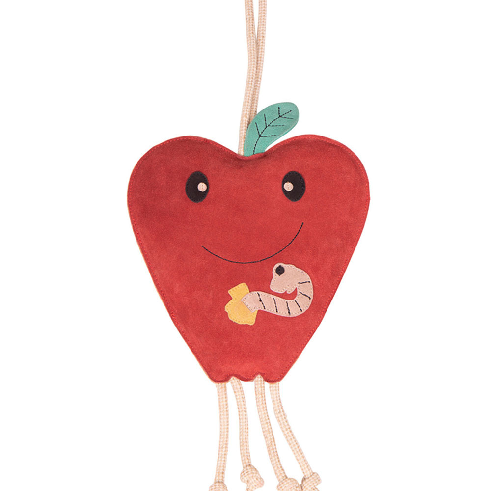 Horse Toy Apple in Suede ECO Red