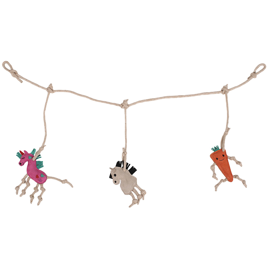 Horse Toy Box Hanger in Suede