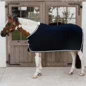 Fleece Rug Plaited Rope Navy Blue Fleece Rug Plaited Rope Navy Blue