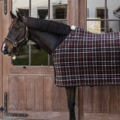 Fleece Rug Heavy Check Printing Brown/Beige Fleece Rug Heavy Check Printing Brown/Beige