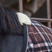 Fleece Rug Heavy Check Printing Brown/Beige Fleece Rug Heavy Check Printing Brown/Beige