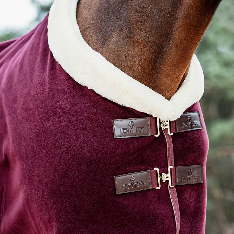 Show Rug Heavy Fleece Bordeaux