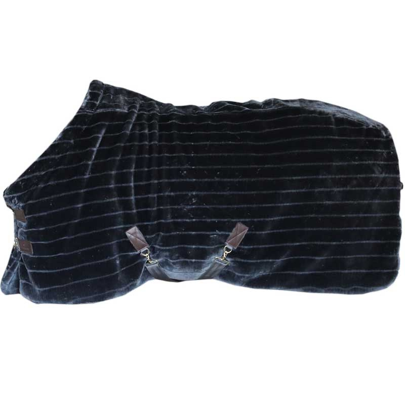 Stable Rug Faux Fur Dark Grey