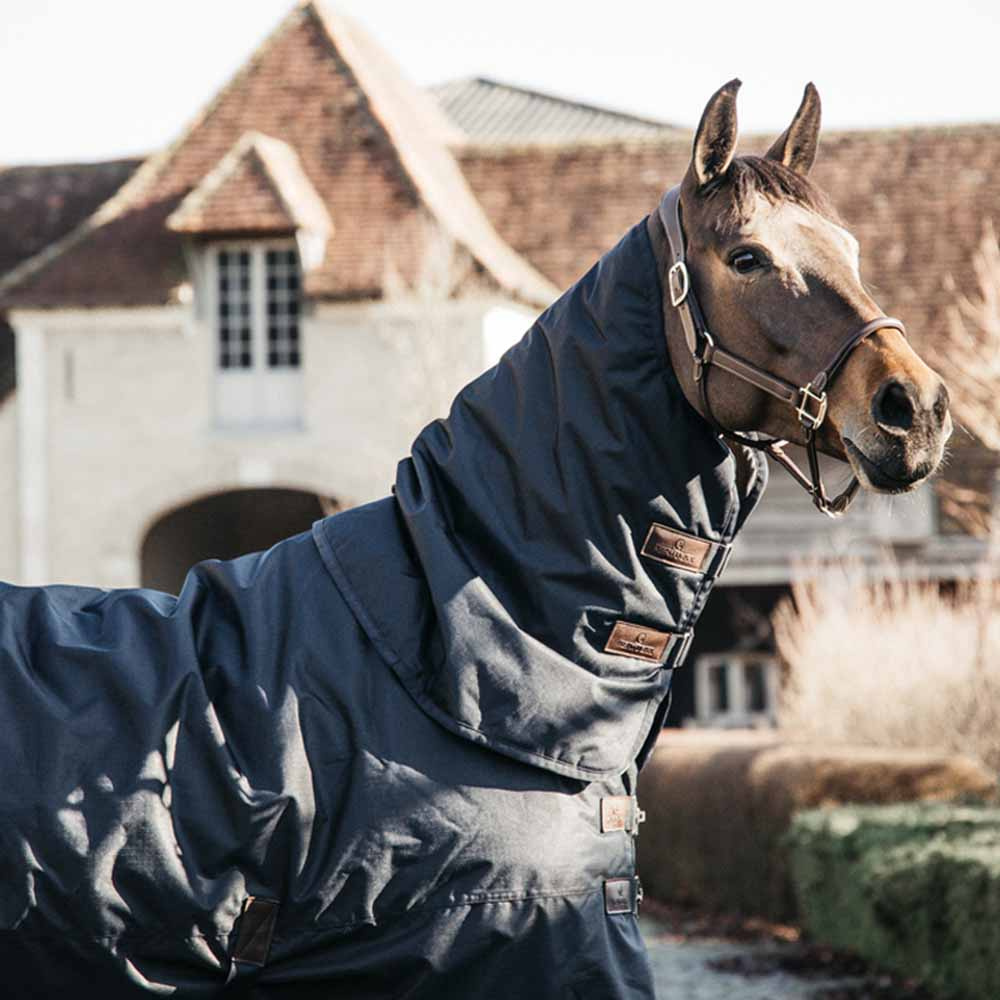 Turnout Rug All Weather Waterproof Classic 300g Navy Blue