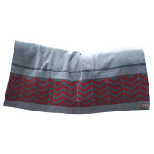 Fleece Rug Heavy Square Fishbone Bordeaux Fleece Rug Heavy Square Fishbone Bordeaux