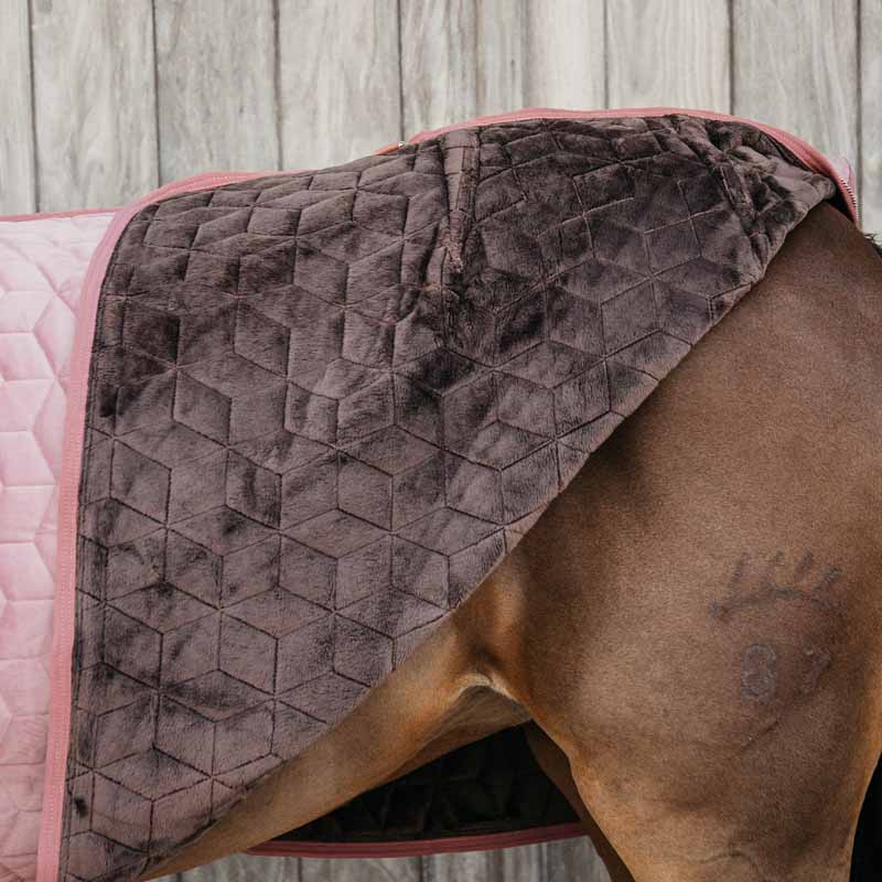 Show Rug Velvet 160g Old Pink