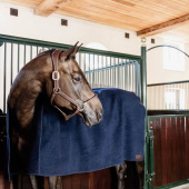 Fleece Rug Heavy Square Navy Fleece Rug Heavy Square Navy