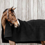 Fleece Rug Heavy Square Square Black Fleece Rug Heavy Square Square Black