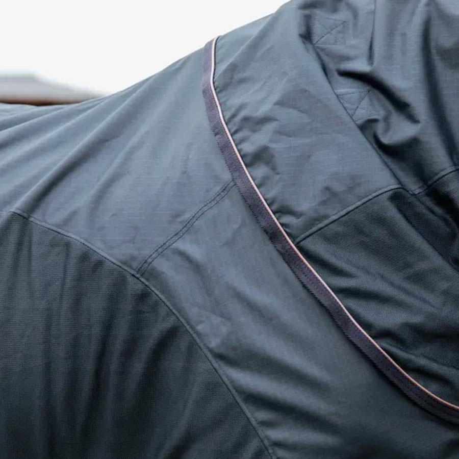 Fly Rug Waterproof Combo Classic 0g Navy Blue