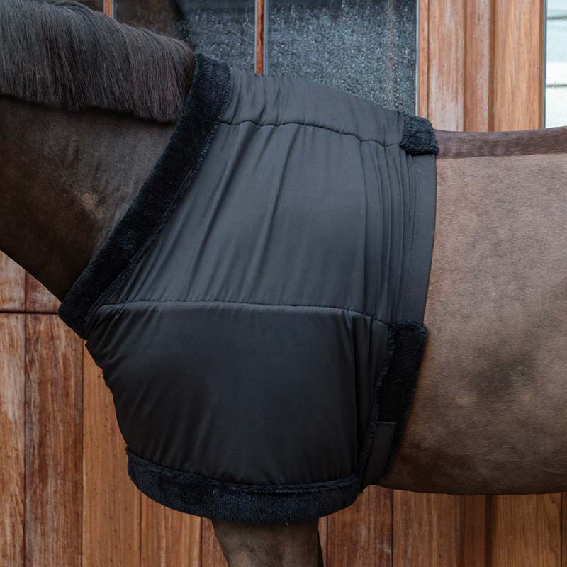 Chest Protection Fauxfur Black