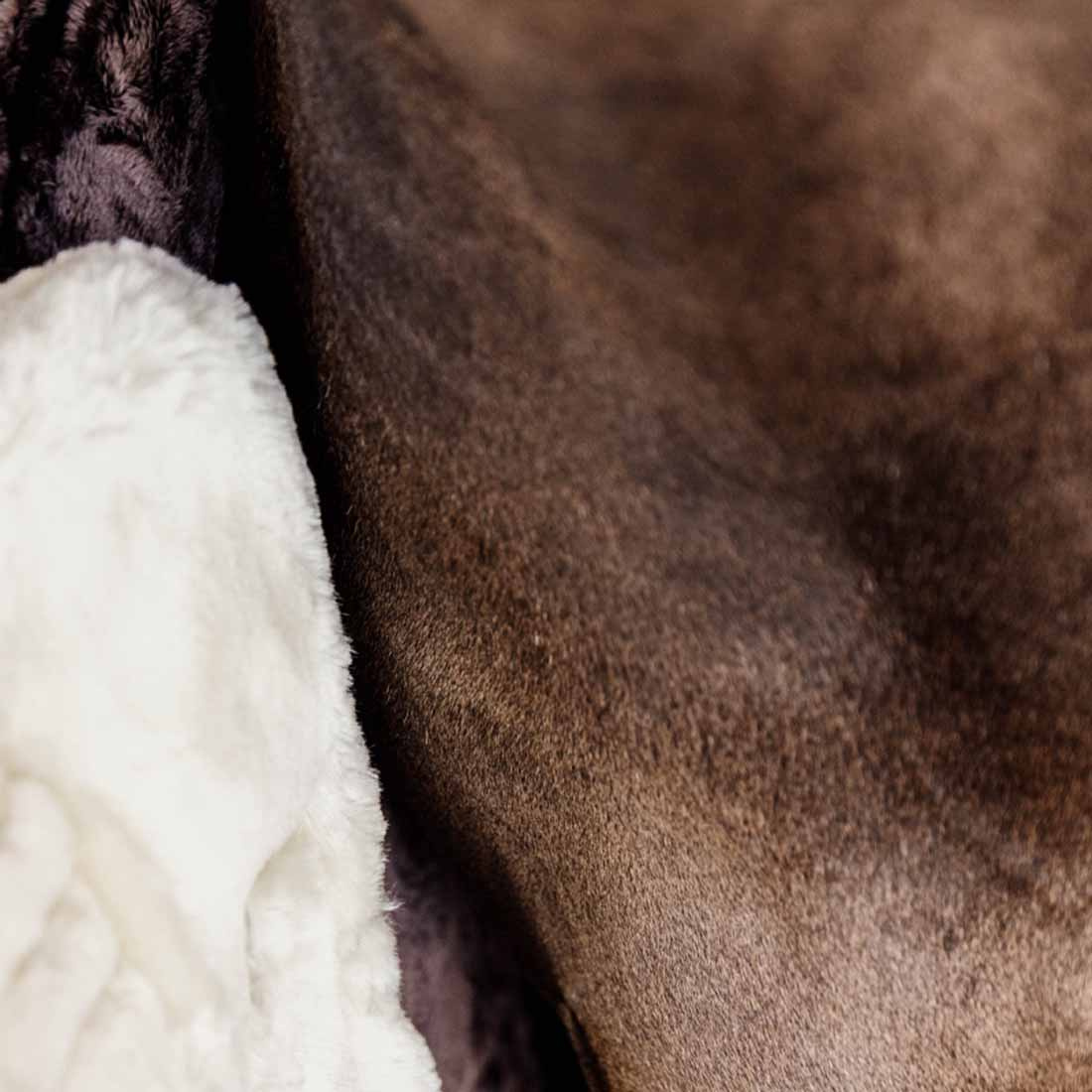 Chest Expander Vegan Sheepskin 1 Buckle Nature