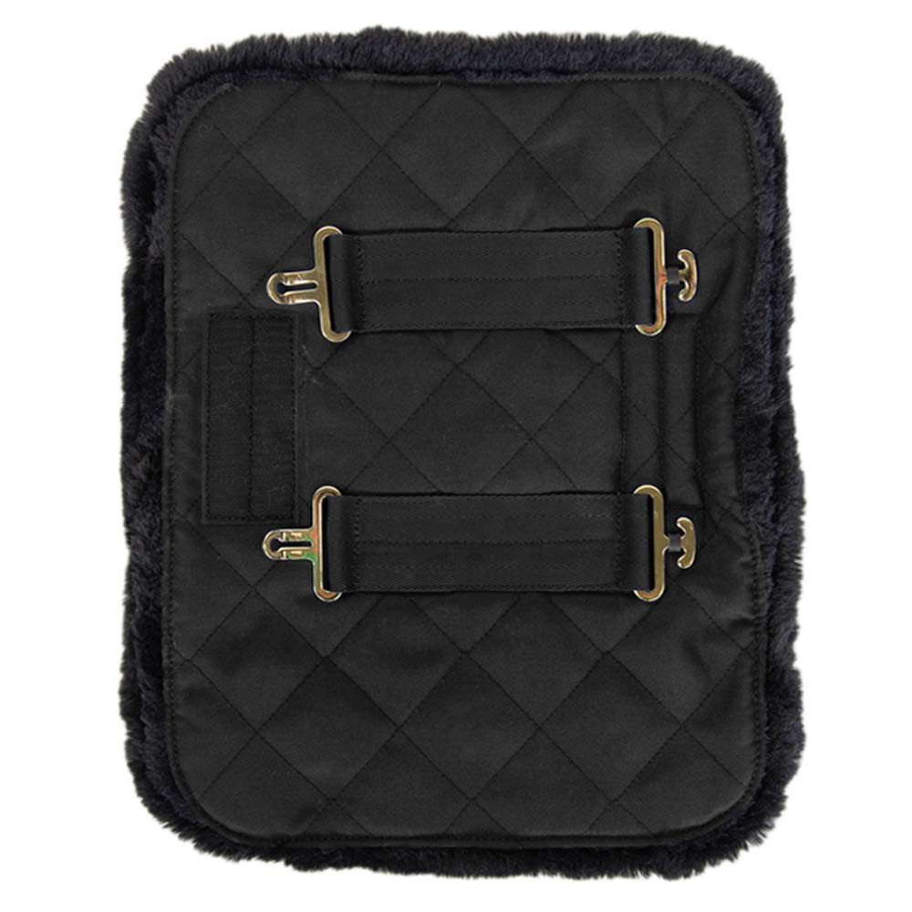 Chest Expander Quilted with Vegan Sheepskin Black