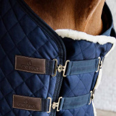 Chest Expander Quilted with Vegan Sheepskin Navy Blue Chest Expander Quilted with Vegan Sheepskin Navy Blue