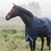 Turnout Rug All Weather Waterproof Comfort 100g Navy Blue Turnout Rug All Weather Waterproof Comfort 100g Navy Blue