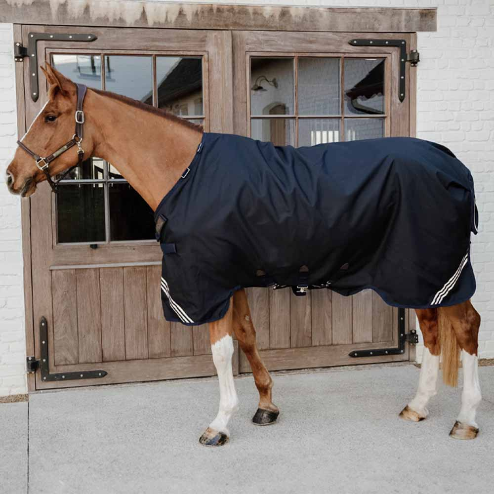 Turnout Rug All Weather Waterproof Comfort 400g Navy Blue